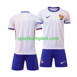 Francuska Djeca Gostujući Nogometni Dres Euro 2024 Kratki Rukavi