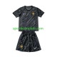 Francuska Vratar Crno Djeca Gostujući Nogometni Dres Euro 2024 Kratki Rukavi