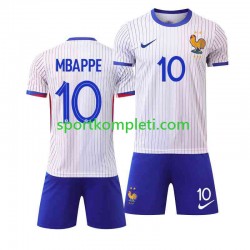 Francuska Djeca Gostujući Nogometni Dres Kylian Mbappe 10 Euro 2024 Kratki Rukavi