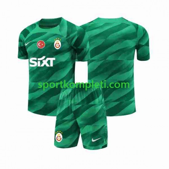 Galatasaray Vratar Djeca Domaći Nogometni Dres 2023-2024 Kratki Rukavi