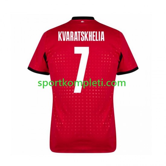 Muškarci Treći Nogometni Dres Georgia Kvaratskhelia 7 Euro 2024 Kratki Rukavi