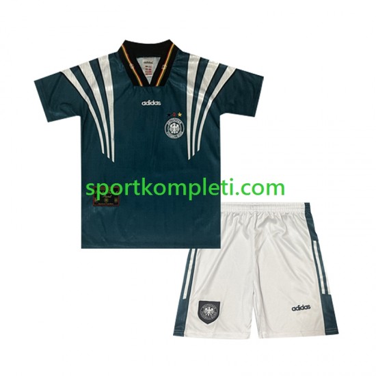 Njemačka Retro Djeca Gostujući Nogometni Dres 1996 Kratki Rukavi