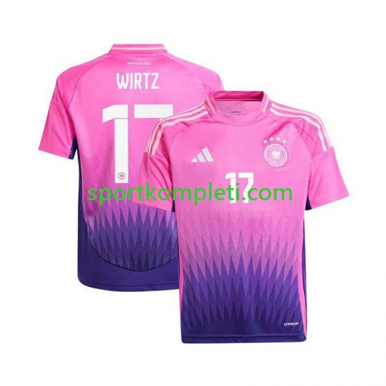 Njemačka Muškarci Gostujući Nogometni Dres Florian Wirtz 17 Euro 2024 Kratki Rukavi