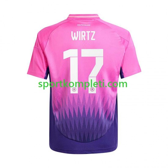 Njemačka Muškarci Gostujući Nogometni Dres Florian Wirtz 17 Euro 2024 Kratki Rukavi