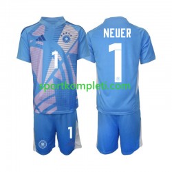 Njemačka Vratar Djeca Četvrti Nogometni Dres Manuel Neuer 1 2024-2025 Kratki Rukavi