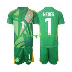 Njemačka Vratar Djeca Treći Nogometni Dres Manuel Neuer 1 2024-2025 Kratki Rukavi