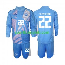 Njemačka Vratar Djeca Četvrti Nogometni Dres Ter Stegen 22 2024-2025 Dugi Rukavi