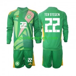 Njemačka Vratar Djeca Treći Nogometni Dres Ter Stegen 22 2024-2025 Dugi Rukavi