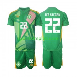 Njemačka Vratar Djeca Treći Nogometni Dres Ter Stegen 22 2024-2025 Kratki Rukavi