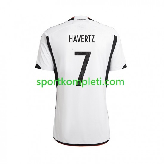 Njemačka Muškarci Domaći Nogometni Dres Havertz 7 World Cup 2022 Kratki Rukavi