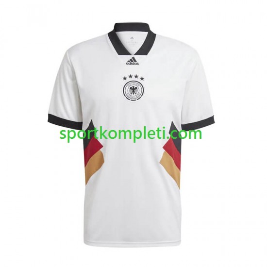 Njemačka Retro Muškarci Domaći Nogometni Dres Icon 2022-2023 Kratki Rukavi