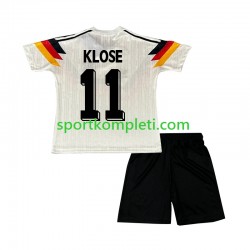 Njemačka Retro Djeca Domaći Nogometni Dres Klose 11 1990 Kratki Rukavi