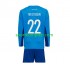 Njemačka Vratar Djeca Domaći Nogometni Dres ter Stegen 22 World Cup 2022 Dugi Rukavi
