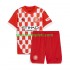 Djeca Domaći Nogometni Dres Girona 2024-2025 Kratki Rukavi