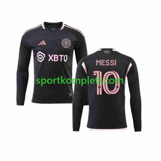 Inter Miami Muškarci Gostujući Nogometni Dres Lionel Messi 10 2023-2024 Dugi Rukavi