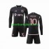 Inter Miami Djeca Gostujući Nogometni Dres Lionel Messi 10 2023-2024 Dugi Rukavi