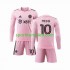 Inter Miami Djeca Domaći Nogometni Dres Lionel Messi 10 2023-2024 Dugi Rukavi