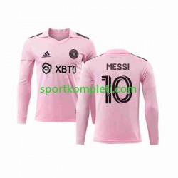 Inter Miami Muškarci Domaći Nogometni Dres Lionel Messi 10 2023-2024 Dugi Rukavi