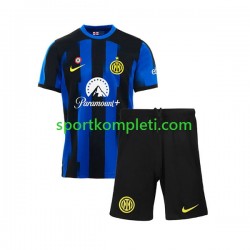 Inter Milan Djeca Domaći Nogometni Dres 2023-2024 Kratki Rukavi