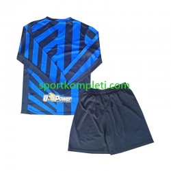 Inter Milan Djeca Domaći Nogometni Dres 2024-2025 Dugi Rukavi