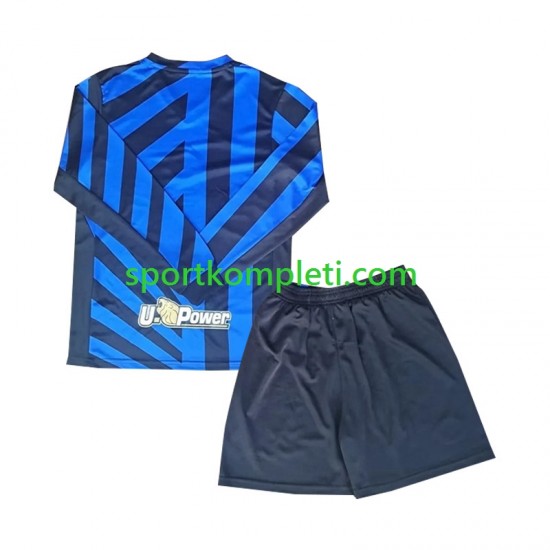 Inter Milan Djeca Domaći Nogometni Dres 2024-2025 Dugi Rukavi