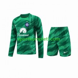 Inter Milan Vratar Djeca Gostujući Nogometni Dres 2023-2024 Dugi Rukavi