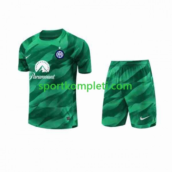 Inter Milan Vratar Djeca Gostujući Nogometni Dres 2023-2024 Kratki Rukavi