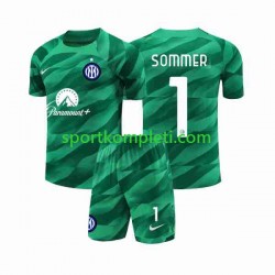 Inter Milan Vratar Djeca Gostujući Nogometni Dres Sommer 1 2023-2024 Kratki Rukavi