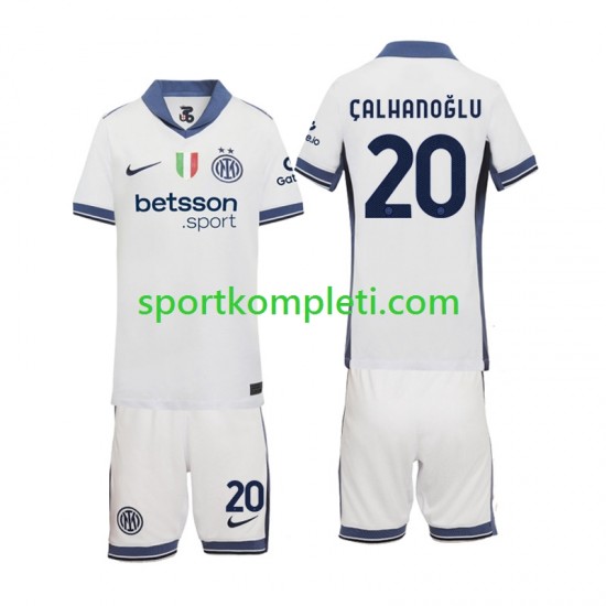 Inter Milan Djeca Gostujući Nogometni Dres Hakan Calhanoglu 20 2024-2025 Kratki Rukavi