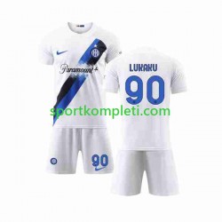 Inter Milan Djeca Gostujući Nogometni Dres Lukaku 90 2023-2024 Kratki Rukavi