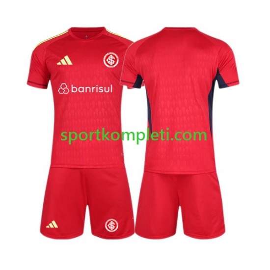 Internacional Vratar Djeca Domaći Nogometni Dres 2023-2024 Kratki Rukavi