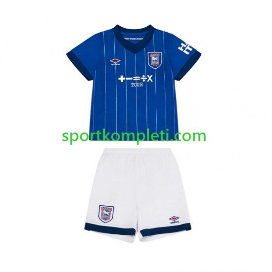 Djeca Domaći Nogometni Dres Ipswich Town 2024-2025 Kratki Rukavi