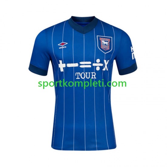 Muškarci Domaći Nogometni Dres Ipswich Town 2024-2025 Kratki Rukavi