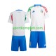 Italija Djeca Gostujući Nogometni Dres Euro 2024 Kratki Rukavi