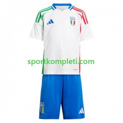 Italija Djeca Gostujući Nogometni Dres Euro 2024 Kratki Rukavi