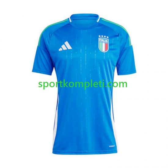 Italija Muškarci Domaći Nogometni Dres Euro 2024 Kratki Rukavi