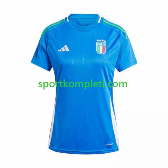 Italija Žene Domaći Nogometni Dres Euro 2024 Kratki Rukavi