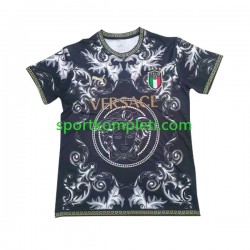 Italija Crno Muškarci Nogometni Dres Versace 2023-2024 Kratki Rukavi