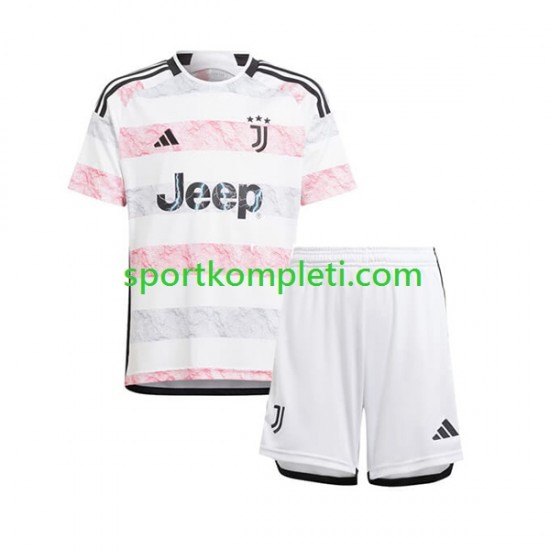 Juventus Djeca Gostujući Nogometni Dres 2023-2024 Kratki Rukavi