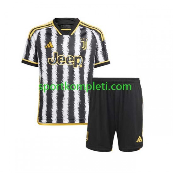 Juventus Djeca Domaći Nogometni Dres 2023-2024 Kratki Rukavi
