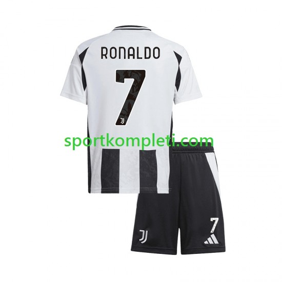 Juventus Djeca Domaći Nogometni Dres Cristiano Ronaldo 7 2024-2025 Kratki Rukavi