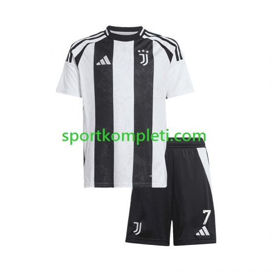 Juventus Djeca Domaći Nogometni Dres Cristiano Ronaldo 7 2024-2025 Kratki Rukavi