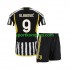 SAD Juventus Djeca Domaći Nogometni Dres Dn Vlahovic 9 2023-2024 Kratki Rukavi