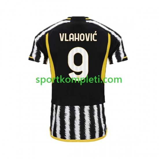 SAD Juventus Muškarci Domaći Nogometni Dres Dn Vlahovic 9 2023-2024 Kratki Rukavi