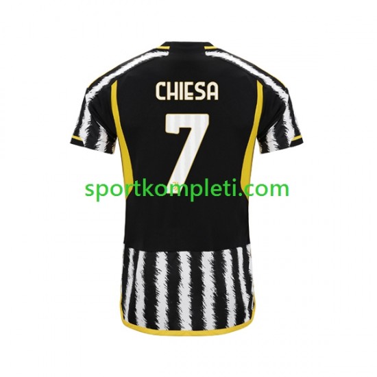 Juventus Muškarci Domaći Nogometni Dres Federico Chiesa 7 2023-2024 Kratki Rukavi