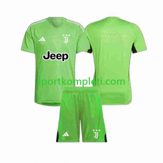 Juventus Vratar Djeca Treći Nogometni Dres 2023-2024 Kratki Rukavi