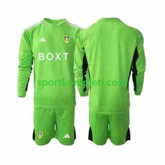 Leeds United Vratar Djeca Domaći Nogometni Dres 2023-2024 Dugi Rukavi