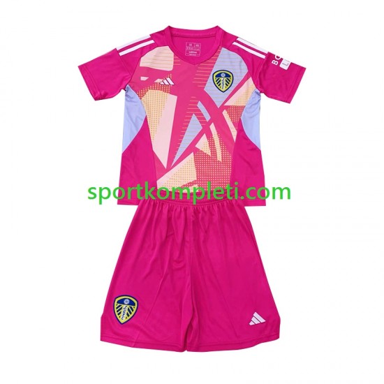 Leeds United Vratar Djeca Treći Nogometni Dres 2024-2025 Kratki Rukavi