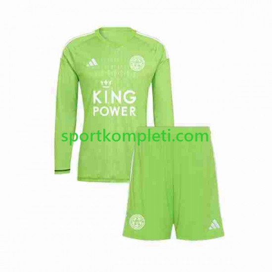 Leicester City Vratar Djeca Gostujući Nogometni Dres 2023-2024 Dugi Rukavi