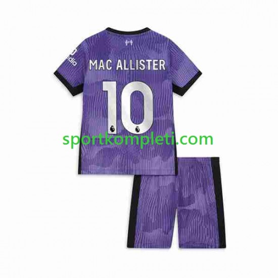 Liverpool Djeca Treći Nogometni Dres Alexis Mac Allister 10 2023-2024 Kratki Rukavi Liverpool Djeca Treći Nogometni Dres Alexis Mac Allister 10 2023-2024 Kratki Rukavi